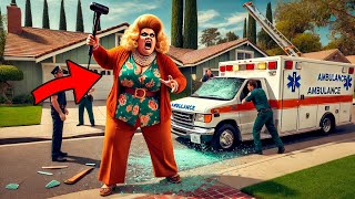 HOA Karen Vandalizes an Ambulance for “Blocking Her Property” During My Medical Crisis