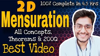 Complete - 2D Mensuration :All Concepts for SSC | Star Batch by Rohit Tripathi