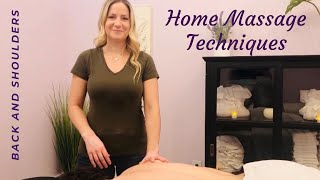 Back, Neck & Shoulder Massage: Tips for Working on your Partner at Home