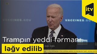 Bayden Trampın yeddi fərmanını ləğv edib