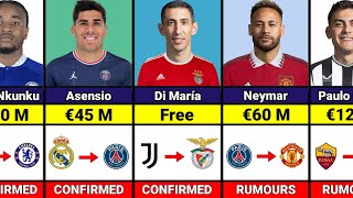 NEW CONFIRMED TRANSFERS & RUMOURS SUMMER 2023 - Neymar, Asensio, Dybala
