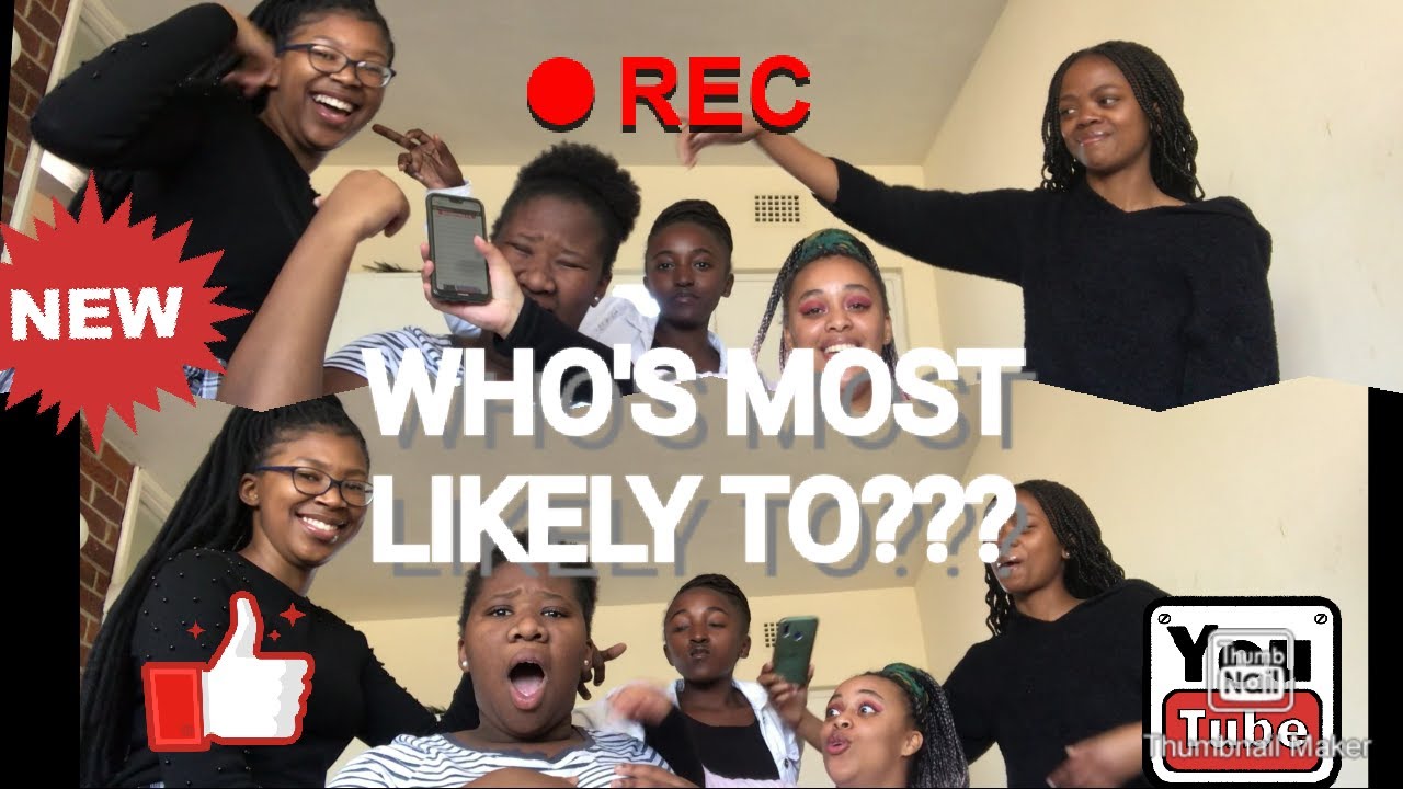 WHO IS MOST LIKELY TO? // SOUTH AFRICAN YOUTUBERS - YouTube