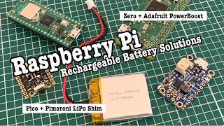 Rechargeable battery solutions for Raspberry Pi and Pico projects – PowerBoost & LiPo Shim