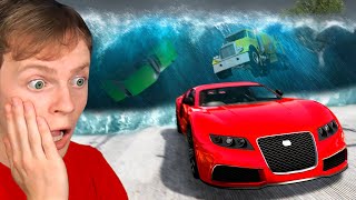 The BIGGEST Tsunami CHASES ME in GTA 5!