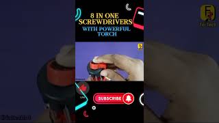 8 IN ONE Multi Screwdriver WITH POWERFUL TORCH