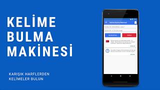 Kelime Bulucu : Kelime Bulma Makinesi