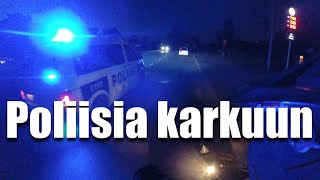 Mopojonnejen viikonloppu - Poliisia karkuun + R.I.P kilvet ja kortti