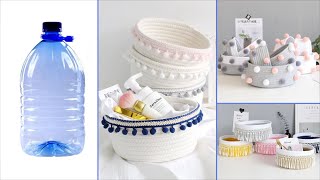 DIY plastic box decor / DIY bottle decor /Plastic bottle decorating ideas /DIY plastic bottle decor