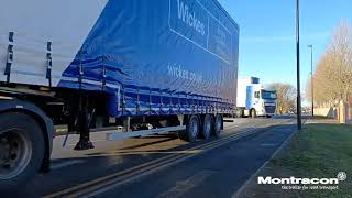 Wickes takes delivery of 20 brand new Montracon Stepframe Double Deck Curtainsiders.