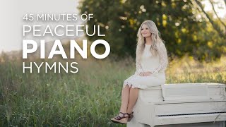 45 minutes of PEACEFUL Piano Hymns