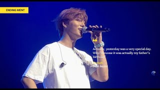 190918 DAY6 YoungK - 엔딩 멘트 (영어)