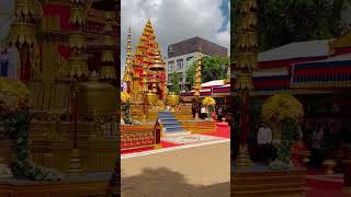 ពិធីស្រោចស្រពសុគន្ធវារីប្រគេនសម្តេចព្រះមហាអរិយវង្សយ៉ន សេងយៀតនិងព្រះមន្ត្រីសង្ឃវត្តឧណ្ណាលោម