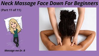 NECK MASSAGE FOR BEGINNERS FACE DOWN