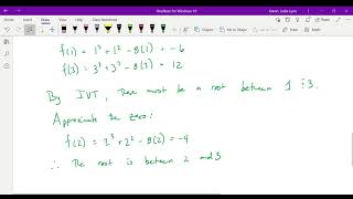 Lesson 8 - Intermediate Value Theorem and Squeeze Theorem
