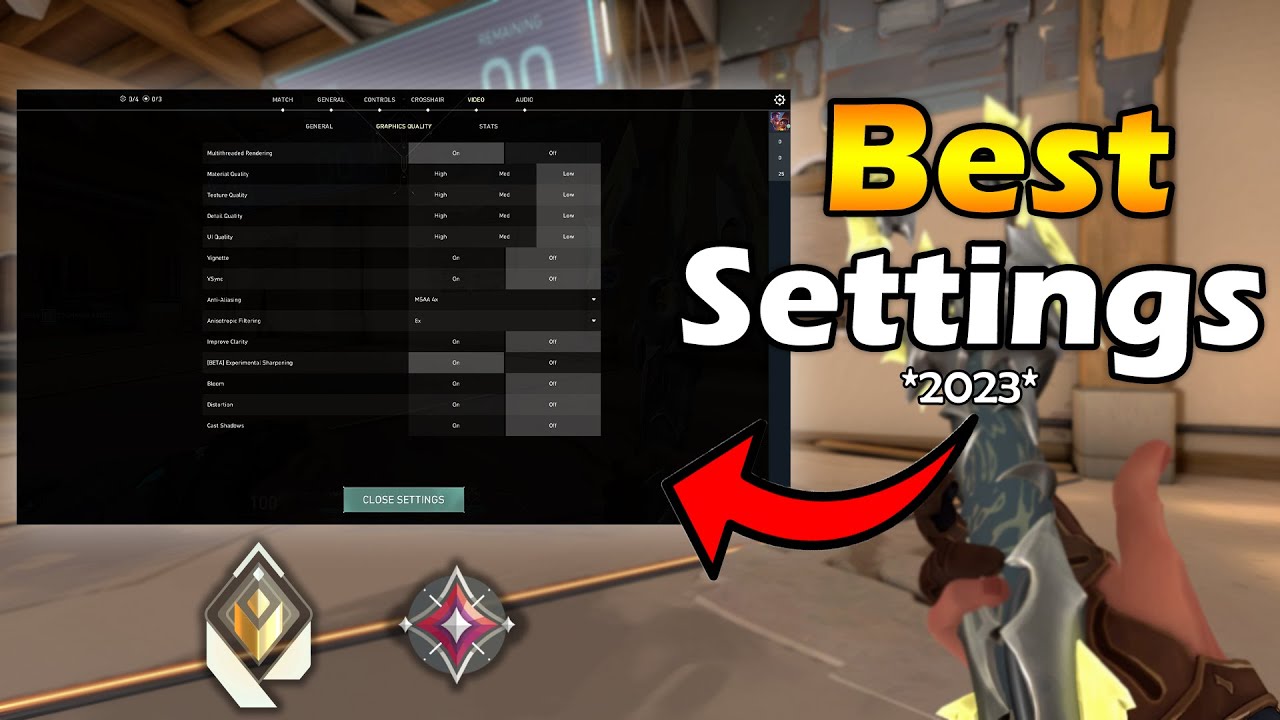 New BEST SETTINGS For Valorant ! - *2023* - YouTube