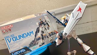 【ガンプラ】EGニューガンダム レビュー(RGと比較してみた！ポーズを意識すれば、格好よく決まる！)