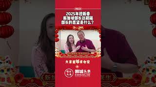 狮城头条：2025年迎新春新加坡部长送祝福部长的愿望是什么？#狮城头条 #新加坡 #新加坡新闻 #陈诗龙