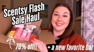 SCENTSY FLASH SALE HAUL~ up to 70% off deals \u0026 I found a new FAVORITE bar!