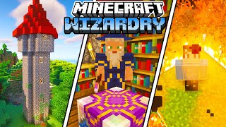 Magic \u0026 Wizardry Mod in Minecraft (Electroblob's Wizardry Mod)