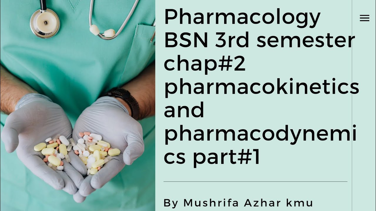 Pharmacology BSN 3rd Semester Chap#2 Pharmacokinetics And ...