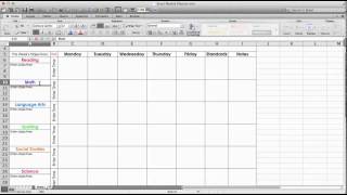 Weekly Planner Video Tutorial