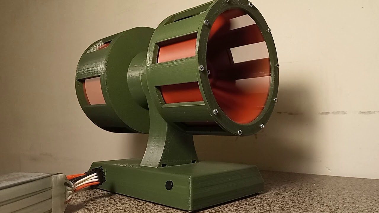 3D Printed Air Raid Siren (Easily Repeatable) - YouTube