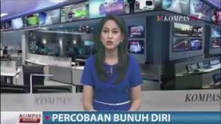 Wahh !! aksi hebat Kapolsek setia budi AKBP Audie Latuheru saat mengagalkan aksi bunuh diri di JPO s