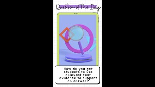 Using Relevant Text Evidence Activity