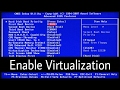 How to Enable Virtualization in BIOS windows 10 hp laptop