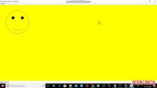 📽️:Smile Face emoji program in java