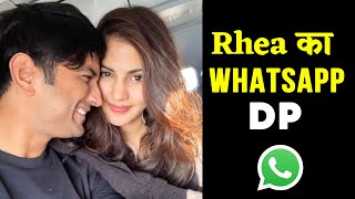 Rhea Chakraborty Sets PIC With Sushant Singh Rajput As Her WhatsApp DP