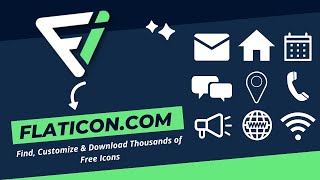 How to use flaticon.com | Find, Customize \u0026 Download Thousands of Free Icons