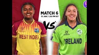 2023 ICC U19 Women's T20 World Cup: West Indies vs Ireland West Indies U19s Women 7 runs se Jeeti