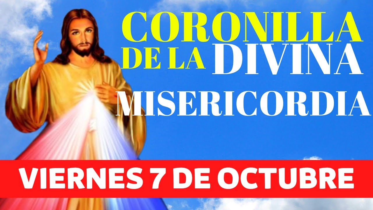 📿CORONILLA ALA DIVINA MISERICORDIA HOY VIERNES - YouTube