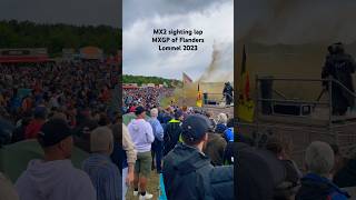 2023 MXGP of Flanders, Lommel MX2 sighting lap before Race 1 feat Coenen \u0026 Everts #mxgp #mx2 #mx