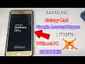 Samsung Galaxy On8 Google Account Bypass Without PC!