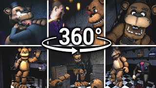 360°| Freddy Fazbear Compilation!! - Five Nights at Freddy's VR: Help Wanted [SFM]