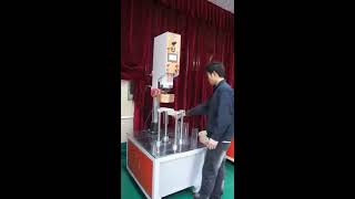 Ultrasonic Welder for clear pvc cylinder bottom Machine ,Ultrasonic welder