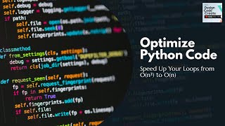 Python Code Optimization with cProfile | Speed Up Your Loops from O(n²) to O(n)Optimization