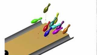 10 pin sphere swept collision detection test