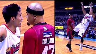 Mark Caguioa in disbelief after Dondon Hontiveros take Over Mode in the 4th..