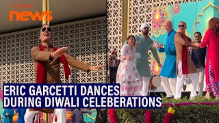 US ambassador to India Eric Garcetti dances to Bhangra beat during Dipawali celebrations