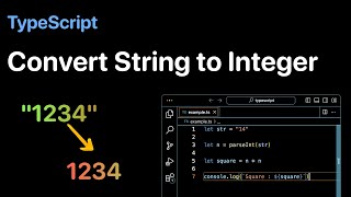 How to convert String to Integer in TypeScript - Examples | ProgramGuru.org