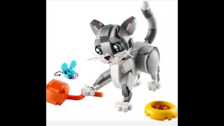 Building Lego Playful Cat Set