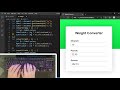 ASMR Programming - Weight Converter using HTML CSS and JavaScript - No Talking