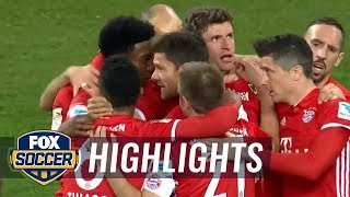 Thomas Muller goal makes it 1-0 for Bayern vs. Monchengladbach | 2016-17 Bundesliga Highlights