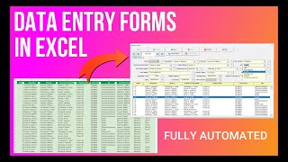 Create user-friendly Excel data entry forms (NO VBA)