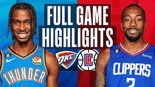 Los Angeles Clippers vs Oklahoma City Thunder FULL Highlights HD | January 16 | 2024 NBA season