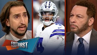 Dak Prescott ‘has been flirting with disaster’ since his Cowboys return | NFL | FIRST THINGS FIRST