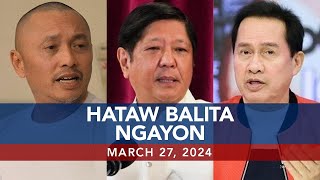 UNTV: Hataw Balita Ngayon  |   March 27, 2024